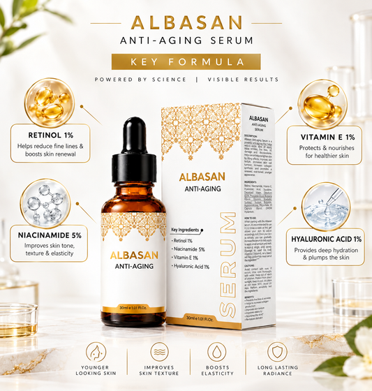 Albasan Anti-Aging Serum – 1% Retinol